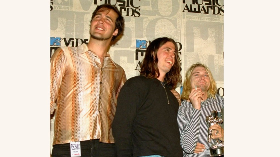 Nirvana från när det begav sig. Arkivbild från 1993.