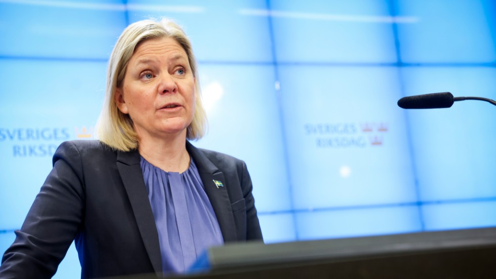 Statsminister Magdalena Andersson (S).