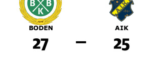 AIK kunde inte stoppa Bodens segertåg