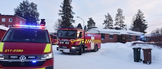 Brand i källare till villa i Boden        