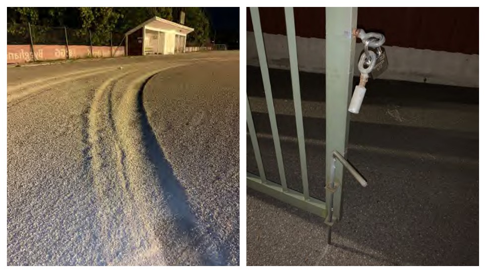 16-åringen och 19-åringen har bland annat dömts för skadegörelse. (Bilderna är hämtade ur förundersökningen.)
