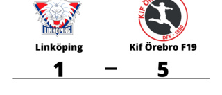 Linköping föll mot Kif Örebro F19