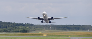 Plan på Arlanda fick vända efter krock med fågel