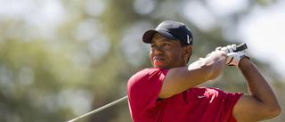 Woods skadad i krasch