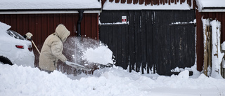 Första snön på flera håll - varning kan utfärdas