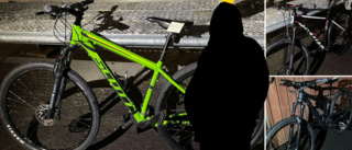 Notorisk cykeltjuv avslöjad – låg och sov med kniv i handen