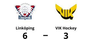 Linköping vann på hemmaplan mot VIK Hockey