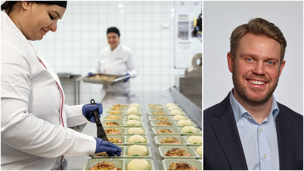 Maten kommer att levereras från Sodexos produktionskök i Märsta norr om Stockholm. "Det är vårt kök som är specialiserat på att laga mat till äldre och till sjuka", säger affärsområdeschefen Michael Jonsson.