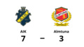 Förlust för Almtuna mot AIK med 3-7