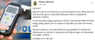 Polisen ska jaga rattfyllerister i Västervik – men var?