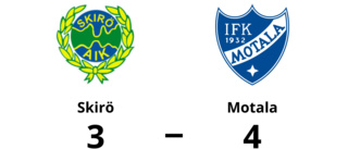 4-3 för Motala mot Skirö