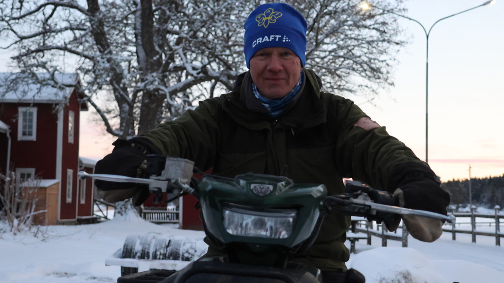 Sven Andersson har lagt ner många timmar i spåret redan nu.
