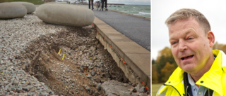 Strandpromenaden rasar gång på gång – nu testas ny lösning