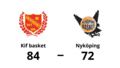 Förlust på bortaplan för Nyköping mot Kif basket