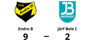 Endre B utklassade Järf Bele C – vann med 9-2