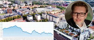 Jätteraset: Priset på lägenheter lägst – på sex år