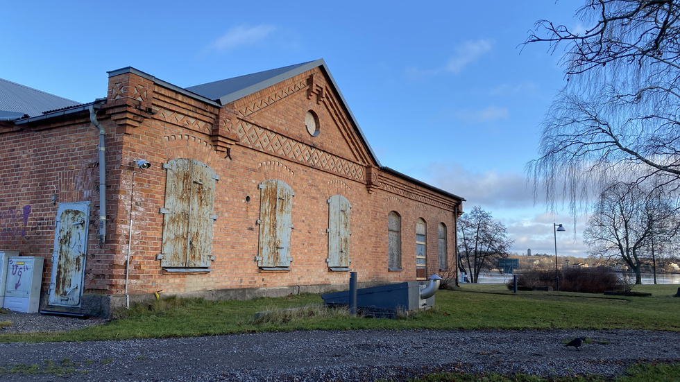 Gamla vattenverket på Visholmen i Strängnäs.