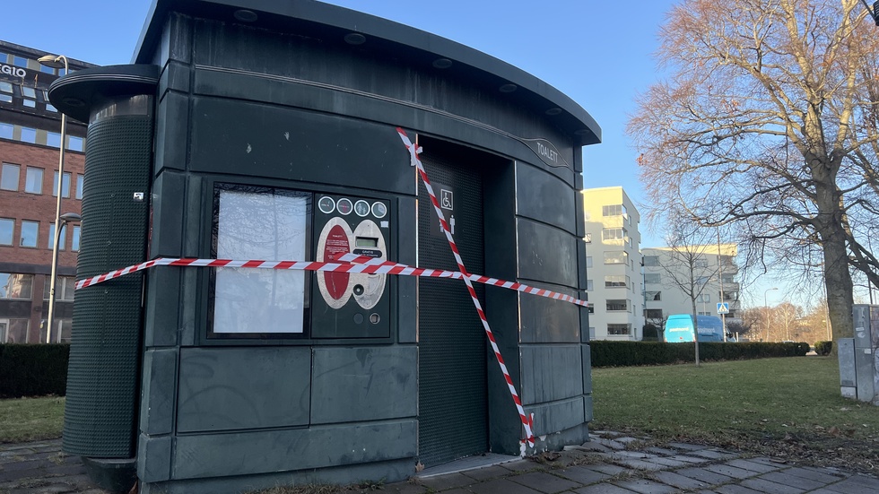 Toaletten i Smörparken är avstängd tills vidare.