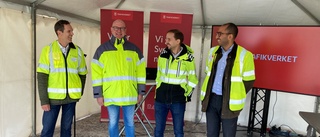 Nu är bygget av nya godsbangården igång