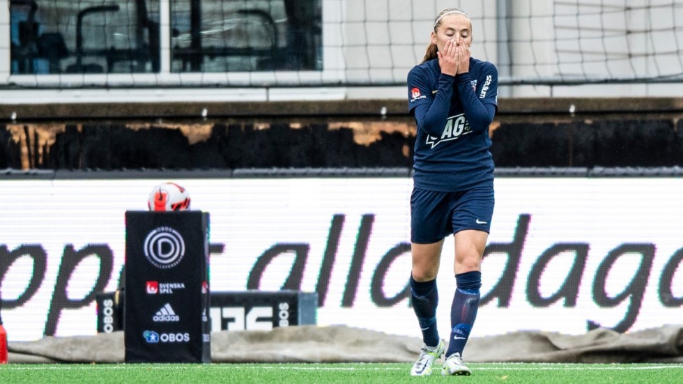Målskytten Paulina Nyström höll på att bli poängräddade för United inför 1 031 åskådare på Tunavallen. Men till slut kunde Häcken vinna i en match som slutade 1–2.