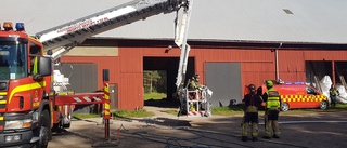 Brand med öppna lågor i 40 meter lång cistern – 15 ton ärtor fick tömmas