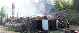 Stora värden försvann i branden