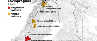 Stor sökinsats efter lavin i Abisko