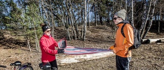 Solen lockade ut Uppsalaborna