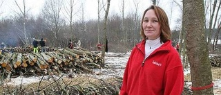 Träd- och buskridå blir eklund