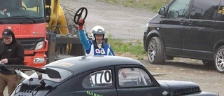 Lämnade folkrace – gör succé i historisk rallycross