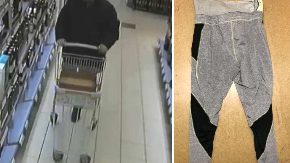 Den 65-årige mannen gick in på Systembolaget och plockade på sig tio whiskyflaskor som gömdes i de specialsydda långkalsongerna. De var förstärkta runt midjan och klarade av den ökade vikten. I Hultsfred fick mannen med sig sex stycken flaskor Grants och fyra flaskor Jonnie Walker, till ett totalt värde av 2 646 kronor.
