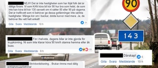 Läsarilska mot förslag om sänkt hastighet