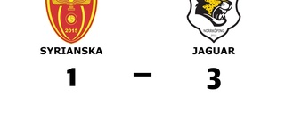 Jaguar segrare borta mot Syrianska