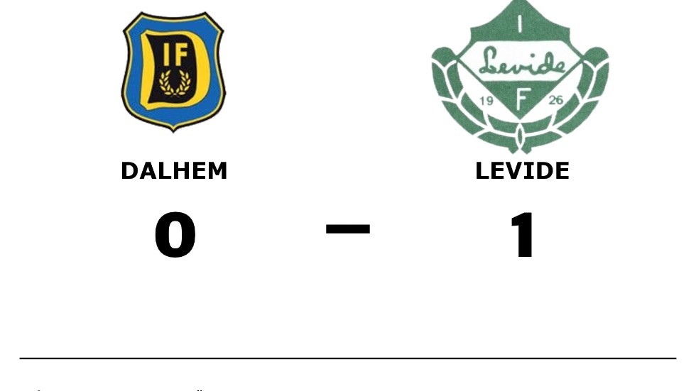 Dalhem IF förlorade mot Levide IF