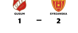 Första segern för säsongen för Syrianska