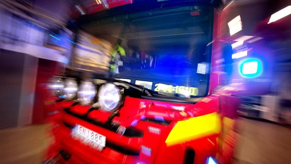 Räddningstjänsten rycker ut på ett larm om en villabrand i Haparanda.