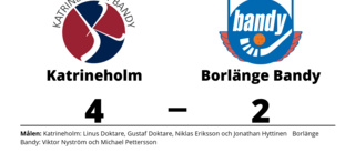 Seger för Katrineholm mot Borlänge Bandy