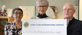 Lions Luleå samlade in halv miljon till cancerforskning