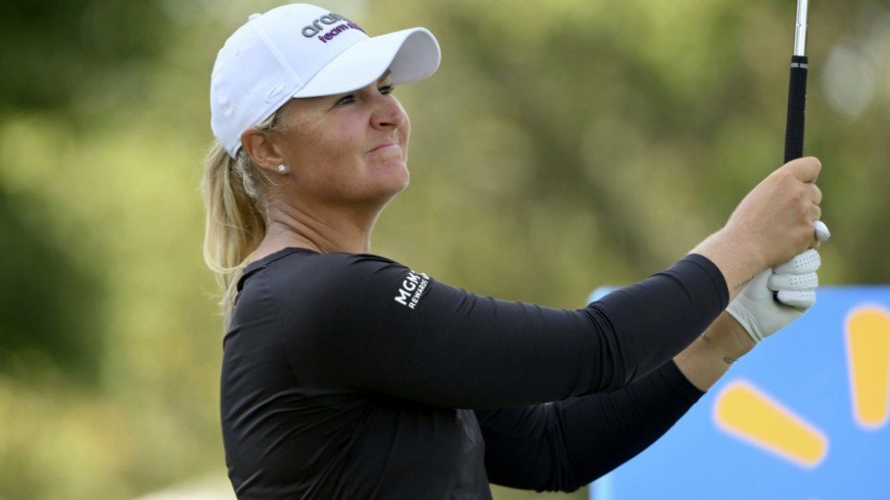 Anna Nordqvist hade ingen vidare dag på jobbet under den första dagen av veckans Europatourtävling i Saudiarabien. Arkivbild.