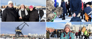 Holländare och Luleåbor intog isen i Södra hamn