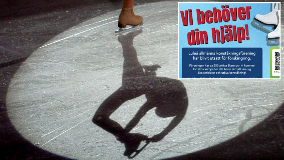 Luleå allmänna konståkningsförening är i akut behov av pengar efter ett bredrägeri.