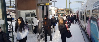 Stökigt i trafiken när nytt snöoväder slog till i länet