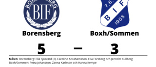 Häftig vändning av Borensberg hemma mot Boxh/Sommen