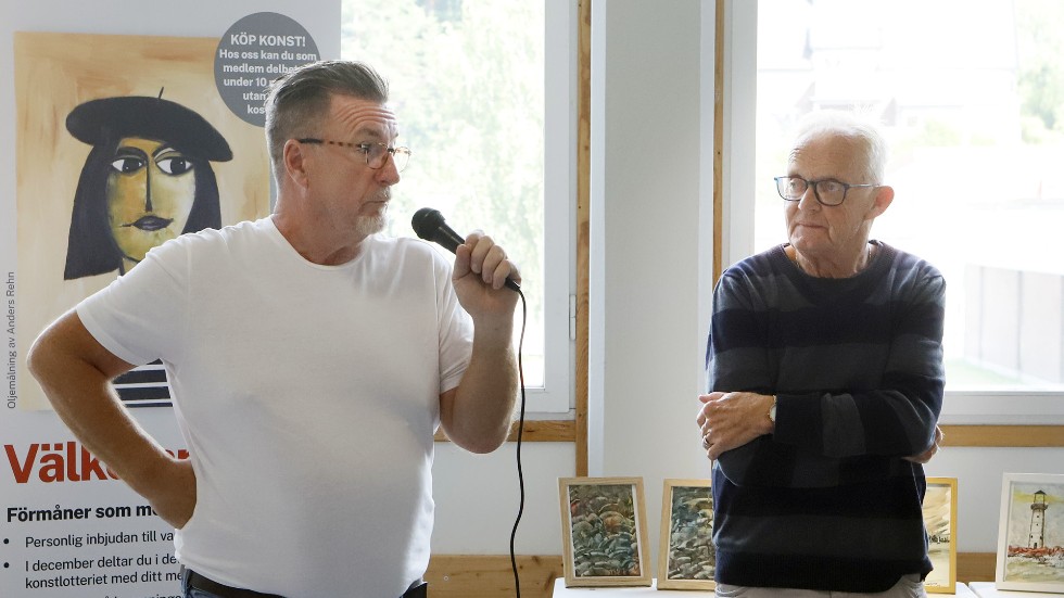 Anders Rehn och Lasse Lindgren ställer ut tillsammans hos Finspångs Konstförening.