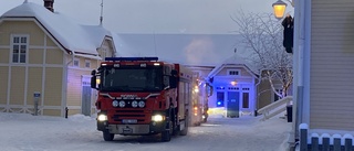 Larm om brand i centrala Piteå