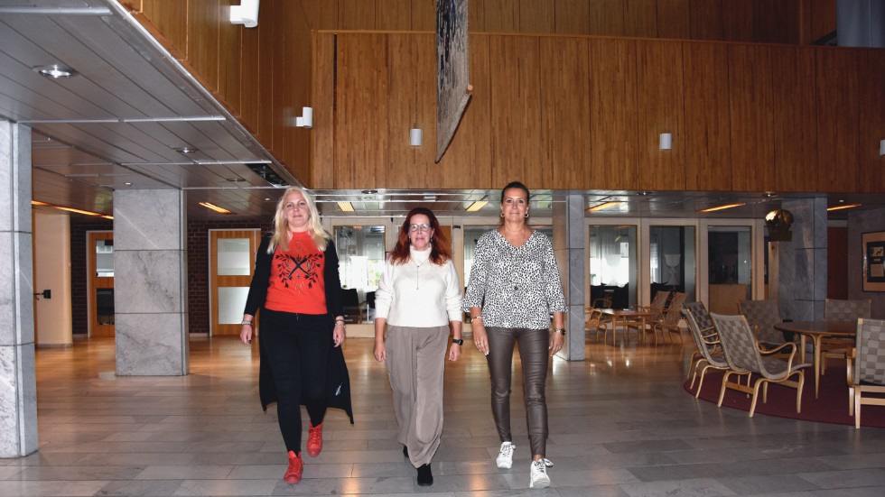 Viktoria Wikström, Susanne Norman och Charlotte Sundqvist tror på det nya arbetssättet i skolan.