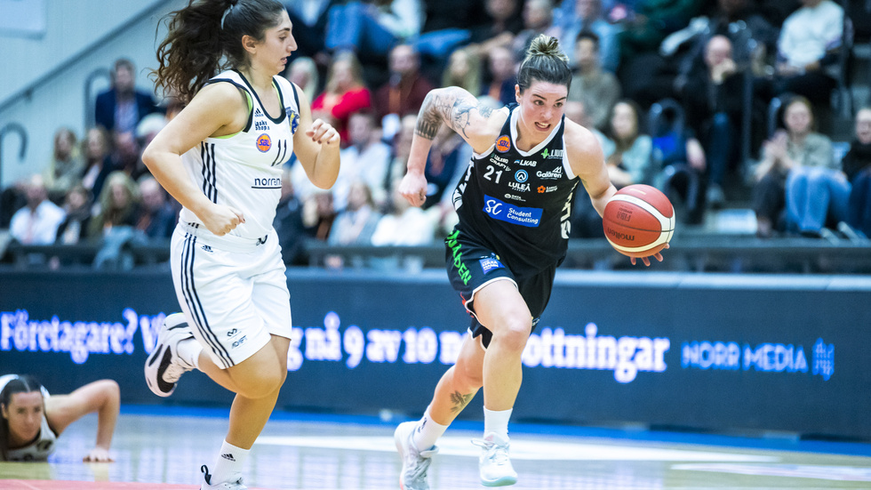 Robbi Ryan blev poängbäst i Luleå Basket men det var Allis Nyström som stack ut med 19 poäng och 16 returer när laget säkrade en plats i finalen i Svenska cupen via seger mot Össtersund. (Arkvibild)