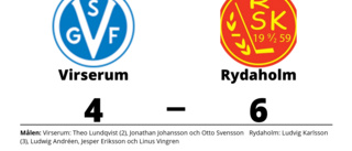 Hemmaförlust för Virserum mot Rydaholm