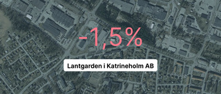 Lantgarden i Katrineholm AB: Efter tre år med tillväxt - nu är siffrorna röda