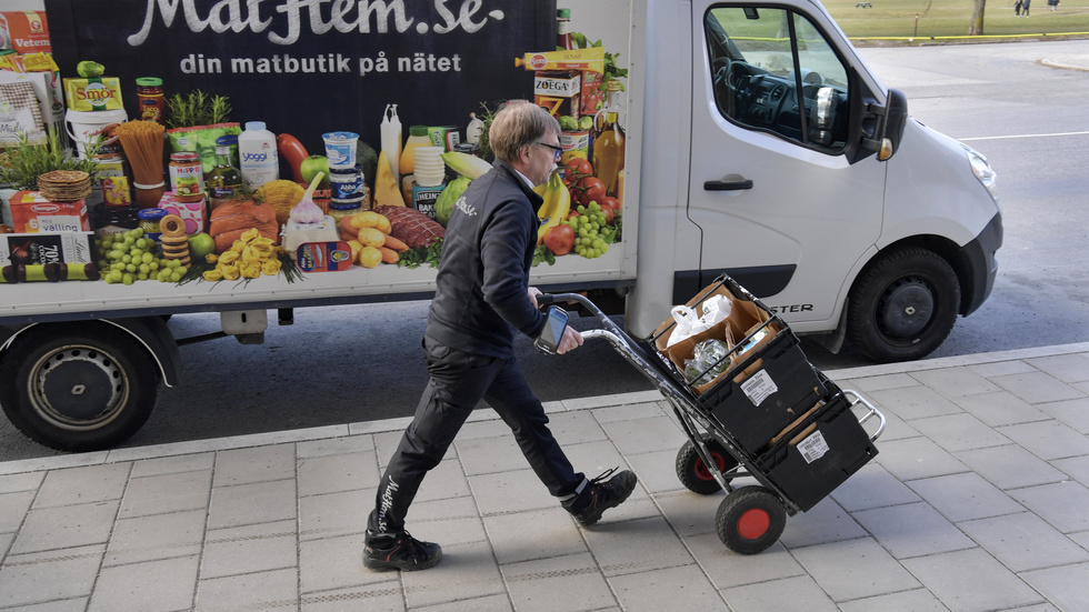 Mathem har under några år skött matleveranserna till dem i Nyköpings kommun som behöver hjälp med att handla. Arkivbild
